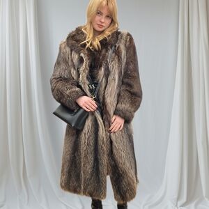 Luxurious Racoon Fur Coat